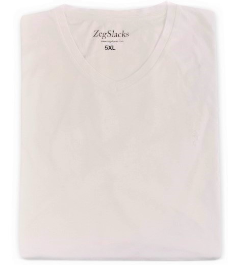 Beyaz V Yaka Basic T-Shirt (ts2807)